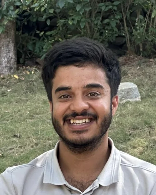 Sharik Chauhan, yoga instructor at Utkrisht Yoga, photographed outdoors in Shimla